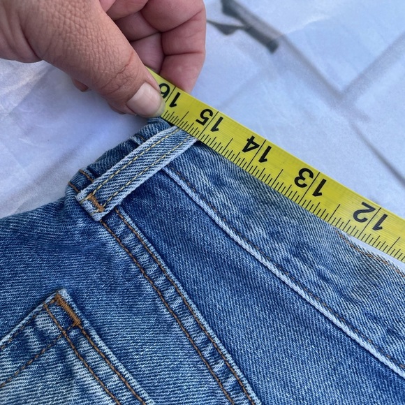 Levi's Distressed Blue Jean Shorts - Picture 5 of 5